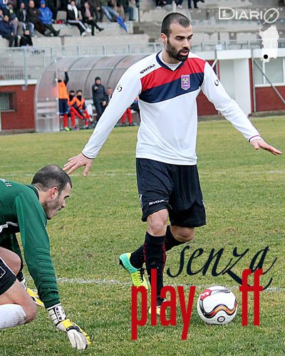 Giorgio Piras (Iglesias) ha segnato il gol del 2-2 alla Ferrini