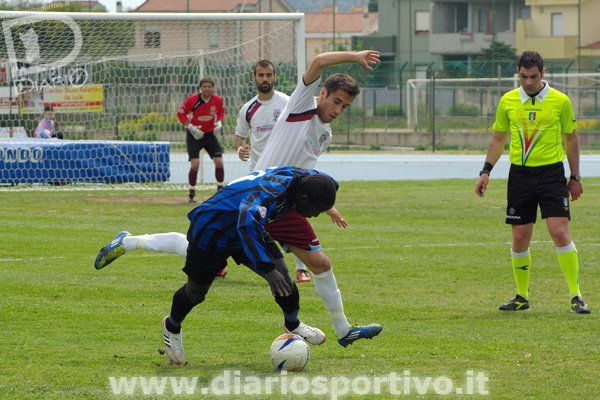 Papa Ndao fermato da Marcello Mancosu