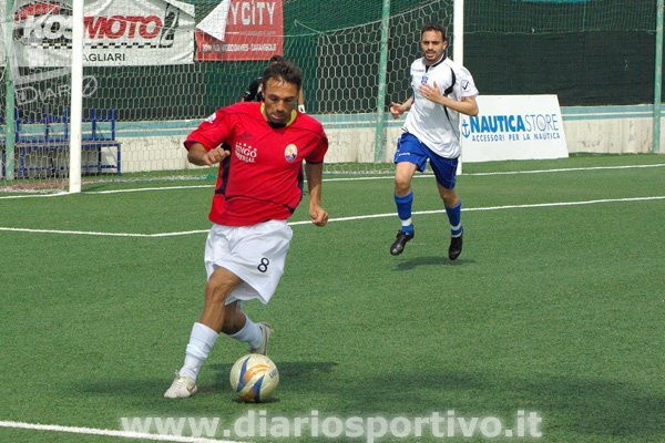 Federico Coppola in area avversaria