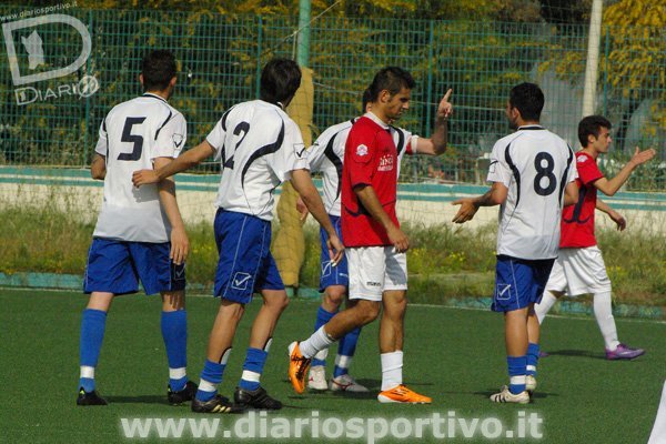 La gioia del Bacoli per la vittoria