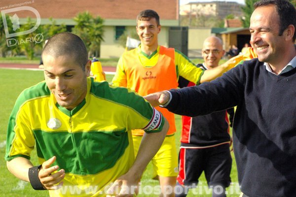 Massimo Lilliu e mister Paolo Busanca