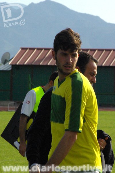 Alessandro Mancusi col mister Busanca