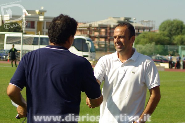 Gli allenatori Mauro Giorico e Paolo Busanca