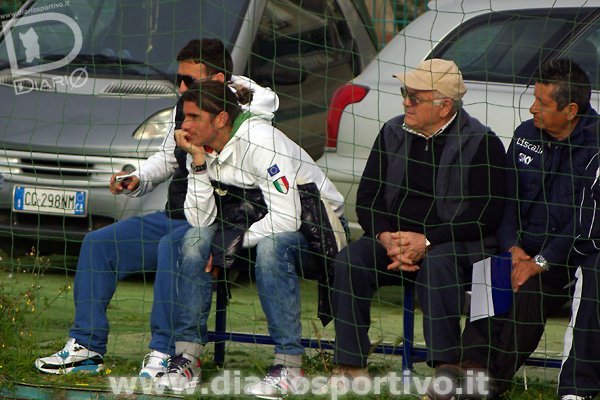Andrea Cossu e Diego Lopez assistono alla gara Andrea Cossu e Diego Lopez assistono alla gara