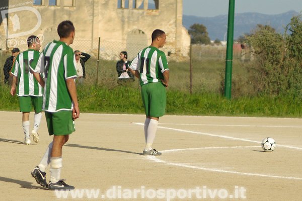 Ignazio Sanna pronto a calciare la punizione