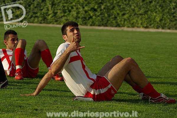 Efisio Porcu prima dei supplementari