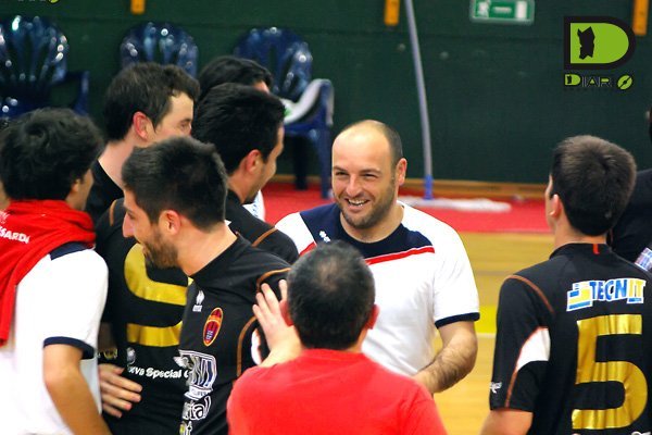 Esultanza nel dopo partita