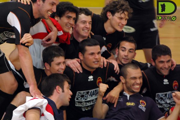 Foto di gruppo nel dopo partita