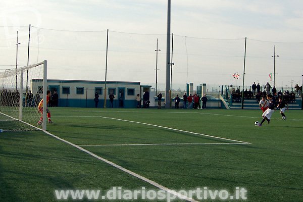 Il rigore calciato da Ibba