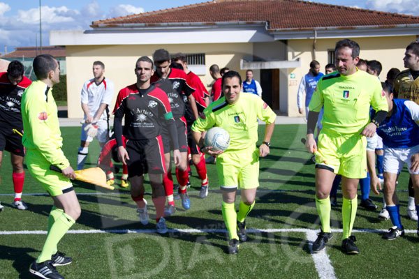 Abbasanta-Fonni-1-0 ingresso in campo