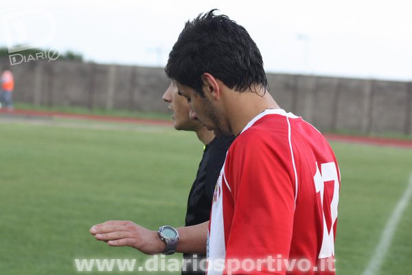 Totò Bruscia pronto ad entrare in campo