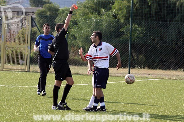 L’arbitro Spano espelle Stefano Zucca