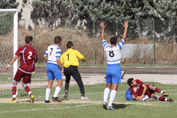 Selargius-Astrea 1-1 Porcu a terra