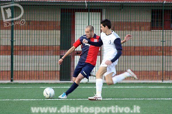 Vincenzo Pazzola inseguito da Marco Foddi