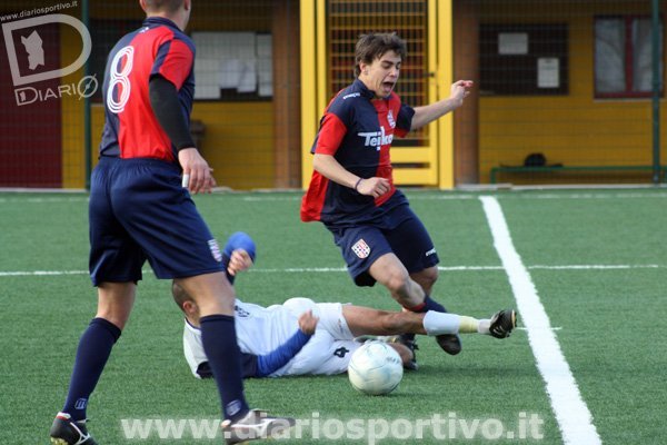 Matteo Bisogno atterrato da Fabio Cau