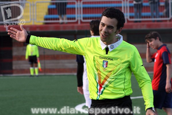 L'arbitro Stefano Comunian di Biella