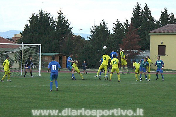 Il gol di Luca Panetto su colpo di testa