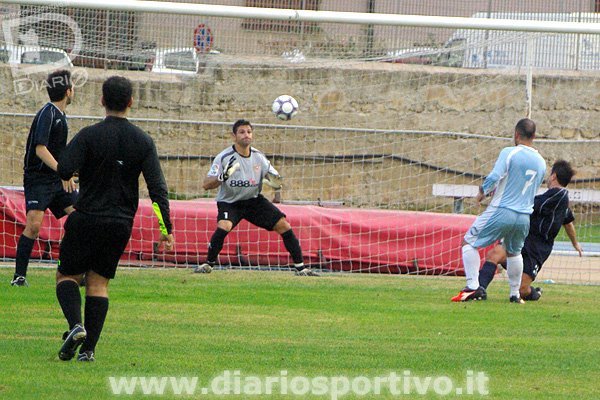 Il gol dell'1-1 di Antonello Cabitza