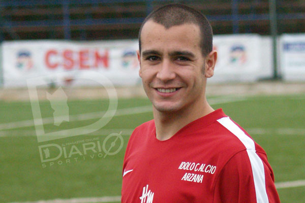 Ferrini-Idolo 2-1 Il sorriso di Andrea Mameli... prima della gara