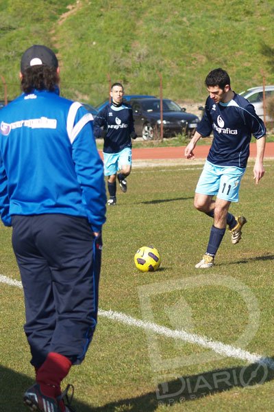 Macomerese-Bittese 0-0 Giuliani assiste alla giocata di Sedda