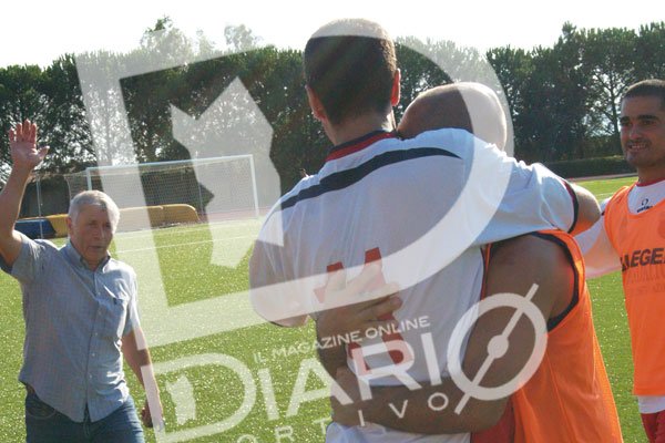 Samassi-Taloro Gavoi 3-2 Staffa esulta con Roberto Mele