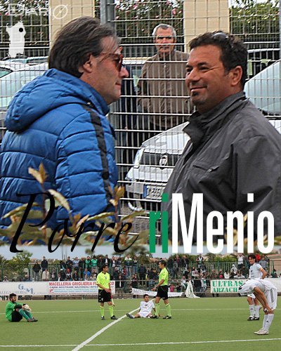 Il tecnico Luigi Alvardi e il presidente Menio Fiorini