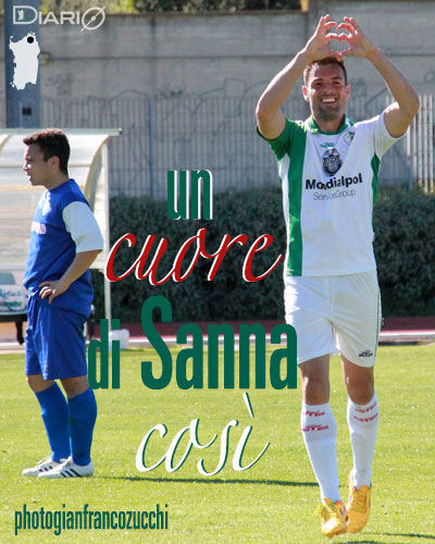 Andrea Sanna ha segnato 2 gol e procurato un calcio di rigore