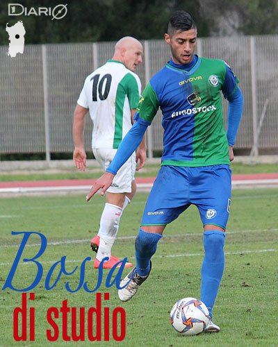 Francesco Bossa (Nuorese) autore del gol del 2-1