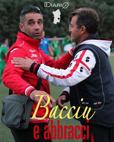 Francesco Loi e Giuseppe Bacciu ai saluti di fine gara
