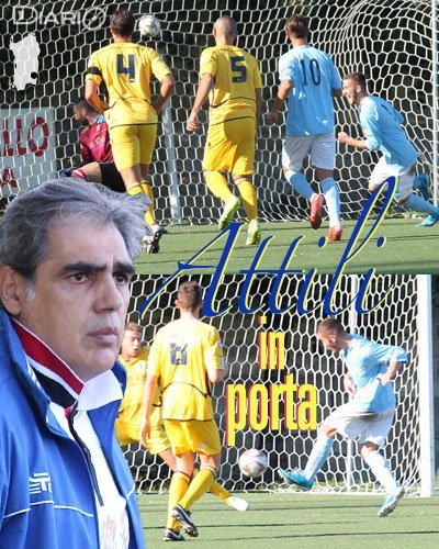 Il tecnico Piras e i due gol nel 1° tempo di Attili del Cynthia