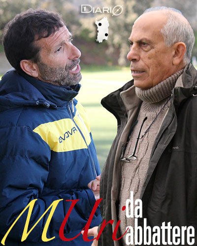 Stefano Senigagliesi (Muravera) e Giovanni Muroni (Atl Uri)