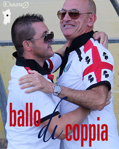 Il tecnico Marco Mariotti con il vice Gianluca Peddio