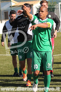 Diego Oliveira dopo il gol del 3-1