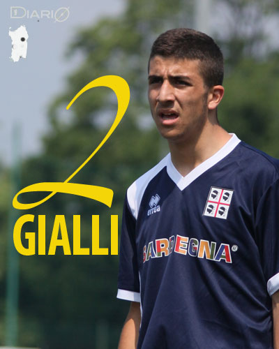 Giovanni Tupponi, il giocatore della Nuorese, è nato a Nuoro il 03/01/1998, nella foto con la maglia della rappresentativa allievi di Mannu durante il Tdr dell'anno passato giocato a giugno in Lombardia 