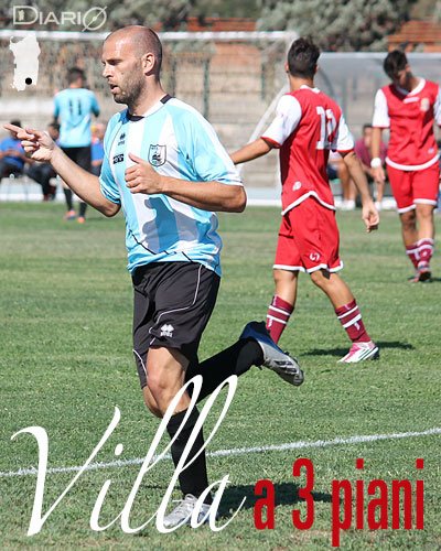 Mauricio Villa, tripletta per l'argentino a Selargius