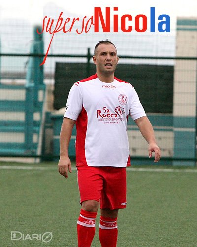 Nicola Scarlatella, autore del gol vittoria per il Guspini