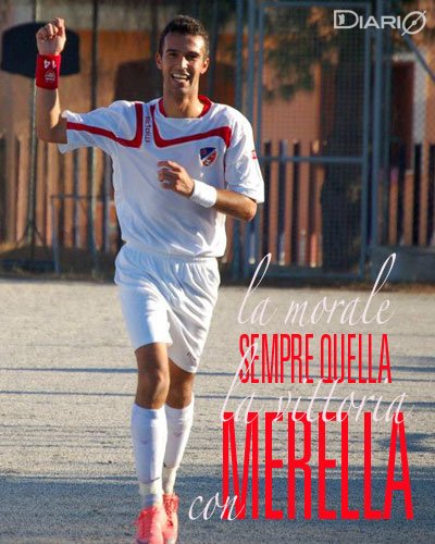 Andrea Merella, bomber del girone B di promozione con 8 reti all'attivo