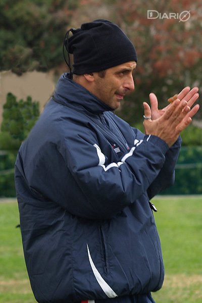 Giuseppe Panarello, allenatore dell'Atletico Elmas