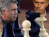 Ancelotti e Mou, partita a scacchi