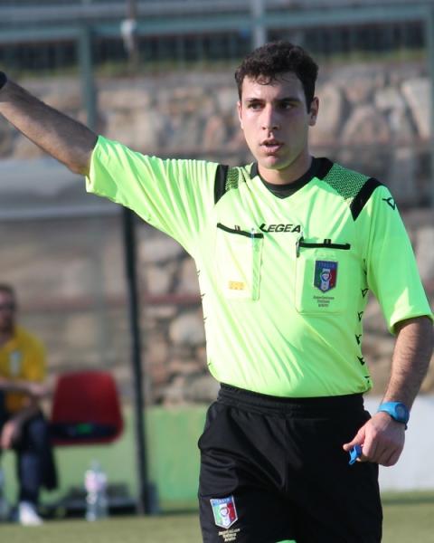 Arbitro Andrea Pani di Sassari