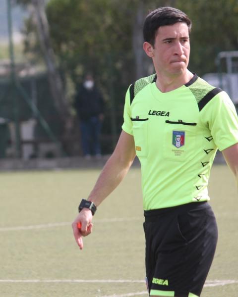 Arbitro Andrea Senes di Cagliari