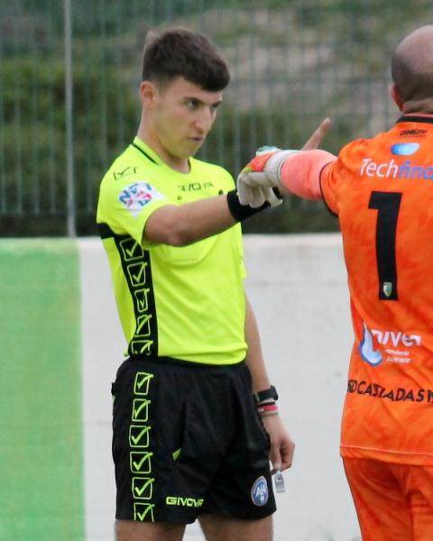 Arbitro Edoardo Caddeo di Cagliari