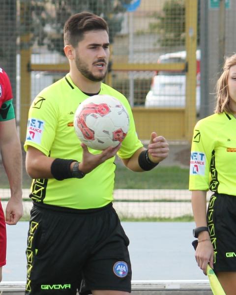 Arbitro Fabio Torsani di Oristano