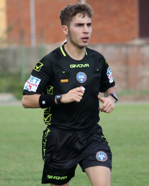 Arbitro Gabriele Dascola di Cagliari