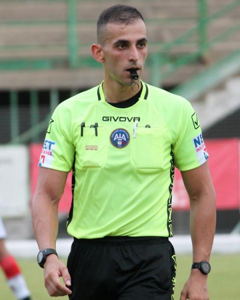 Arbitro Gabriele Sari di Alghero