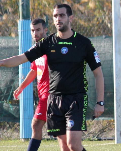 Arbitro Giuseppe Cozzolino di Oristano