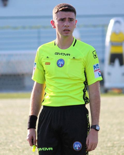 Arbitro Luca Sanna di Sassari