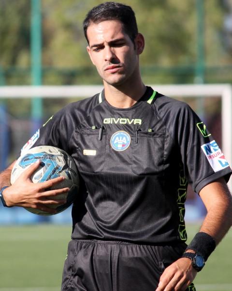Arbitro Marco Spiga di Carbonia