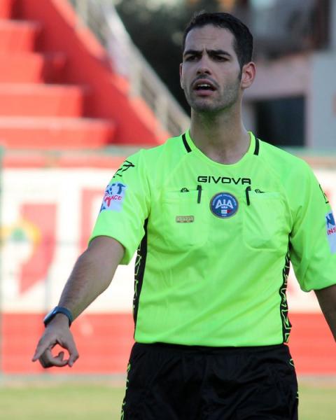 Arbitro Marco Spiga di Carbonia