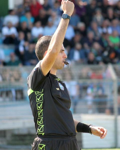 Arbitro Marco Spiga di Carbonia